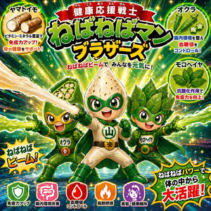 健康応援戦士ねばねばマンブラザーズ