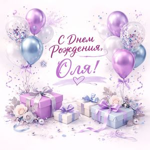 С днем рождения Оля