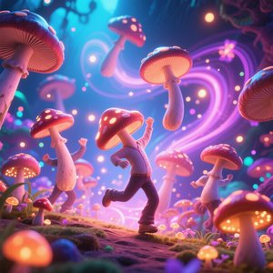 Twinkling Mushroom Dance