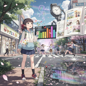 虹色に染まる秘密のプリズム