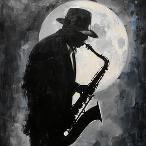 Abrazo De Jazz Nocturno Conmovedor