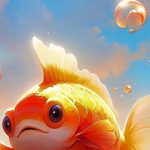 《木鱼和金鱼》