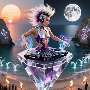 Midnight Static within Celestial Drift VII