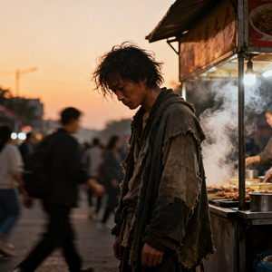 一身落魄怎敢赴人间烟火