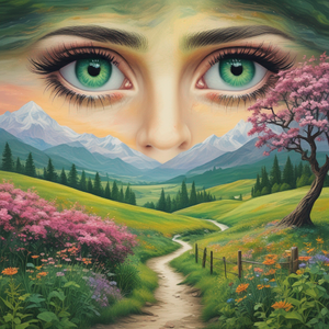 Зеленоока Дівчина by @rawstream170