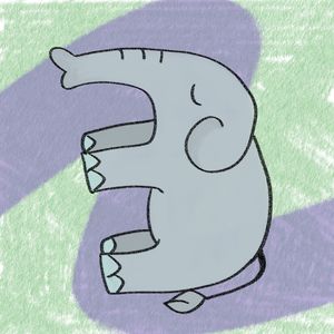 喝福佳白的大象