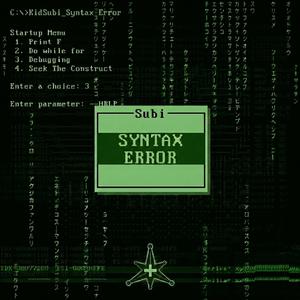 Syntax Error