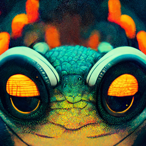 Burmese Green Crested Lizard