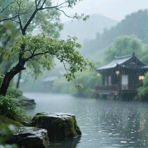 梅雨季（我泪眼问花花不语）