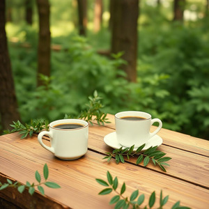 森林のベットの中で