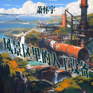 风景区里的人工设备