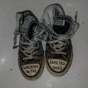 walking in the same old shoes