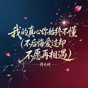 我的真心你始终不懂(不后悔爱过却不愿再相遇)