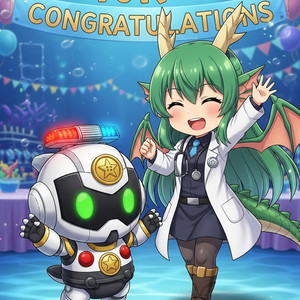🎉㊗️竜宮式🐉10Kお祝い㊗️🎉｢いいね〜👍 ｣SUNOでハッピ〜♫ by ぱとちゃん