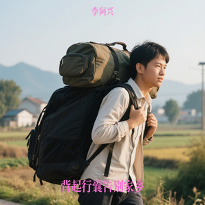 背起行囊告别家乡
