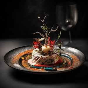 Garnished