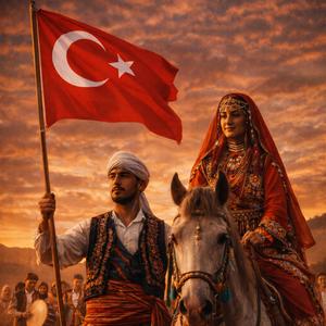 Aşağı Yoldan Çıktı Bayrağın Ucu