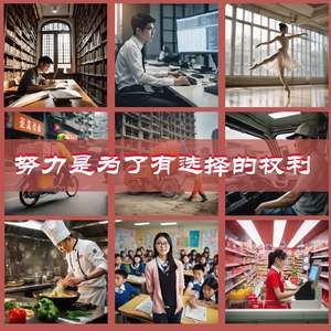 努力是为了有选择的权利