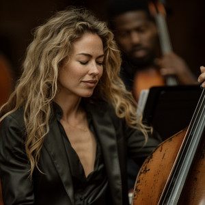 Escena Nocturna De Jazz Rítmico