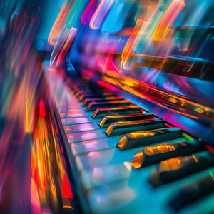 Ondas De Piano En El Rocío De La Mañana