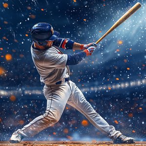 야구, 홈런 한 방