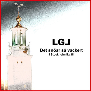 Det snöar så vackert i Stockholm ikväll