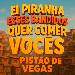 EI PIRANHA ESSES BANDIDOS QUER COMER VOCES PISTÃO DE VEGAS