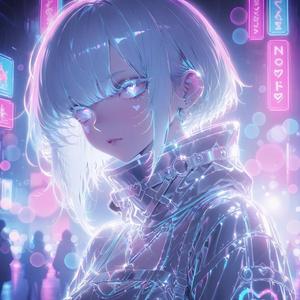 Midnight Drift Through Neon Dreams