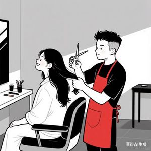 发型艺术家柔情男版