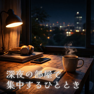 静かな夜の中で作業が進む