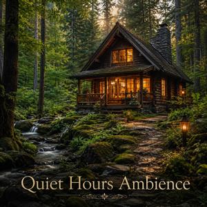 Warm Light Forest Cabin Windows | 1 Hour Reading & Study Ambient BGM