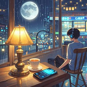 窗沿的灯火-凌雪