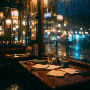 Paper Lanterns in the Rain