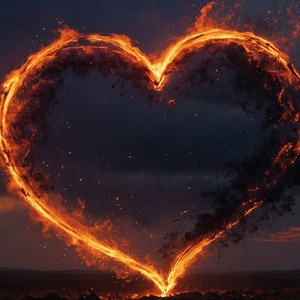 И сердце сгорело