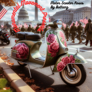 Motor Scooter Roses