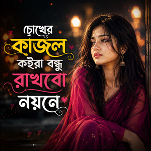 চোখের কাজল কইরা বন্ধু রাখবো নয়নে