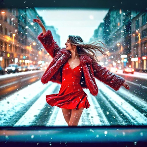 Снег кружится