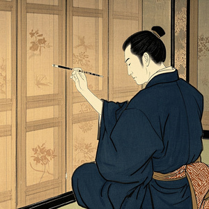 炎の屏風