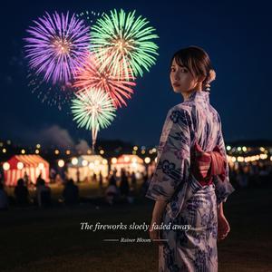 花火はゆっくりと消えた