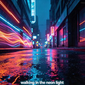 Walking in the neon light