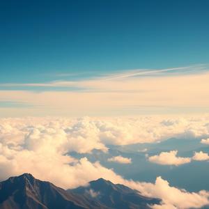 10 드라마틱한 상승 피아노 오스티나토와 영화적 긴장감이 있는 모험적인 드론 비행