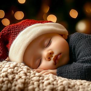 Baby schläft im Sternenkarussell