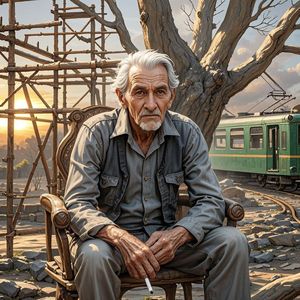 老骨头_水映林山人