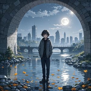 桥洞下的光_灵钥微光