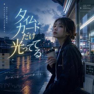 タイムカードだけ光ってる