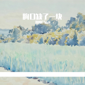 胸口缺了一块