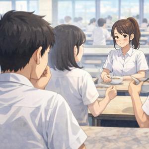 แอบมองเธอที่โรงอาหาร