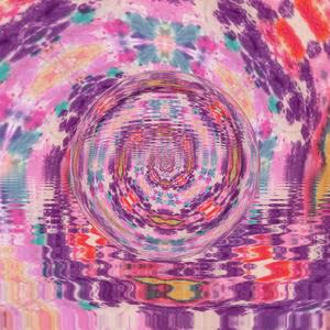 Stained Purple and Red