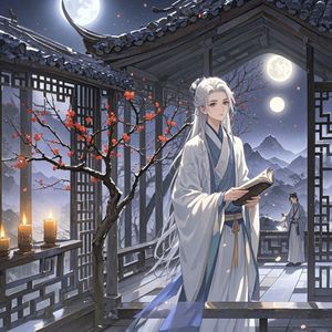 古寺夜遇