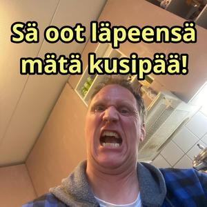 Sä oot läpeensä mätä kusipää! (AI synkkä)